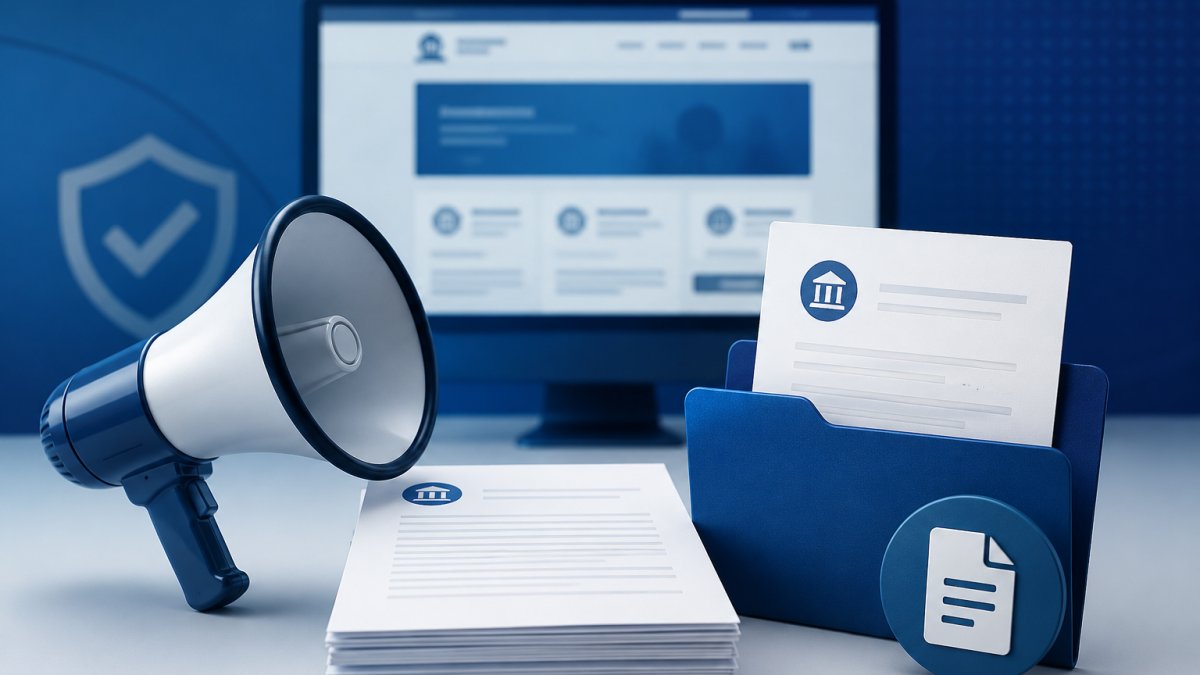 Editais e comunicados oficiais passam a ter acesso mais claro no portal
