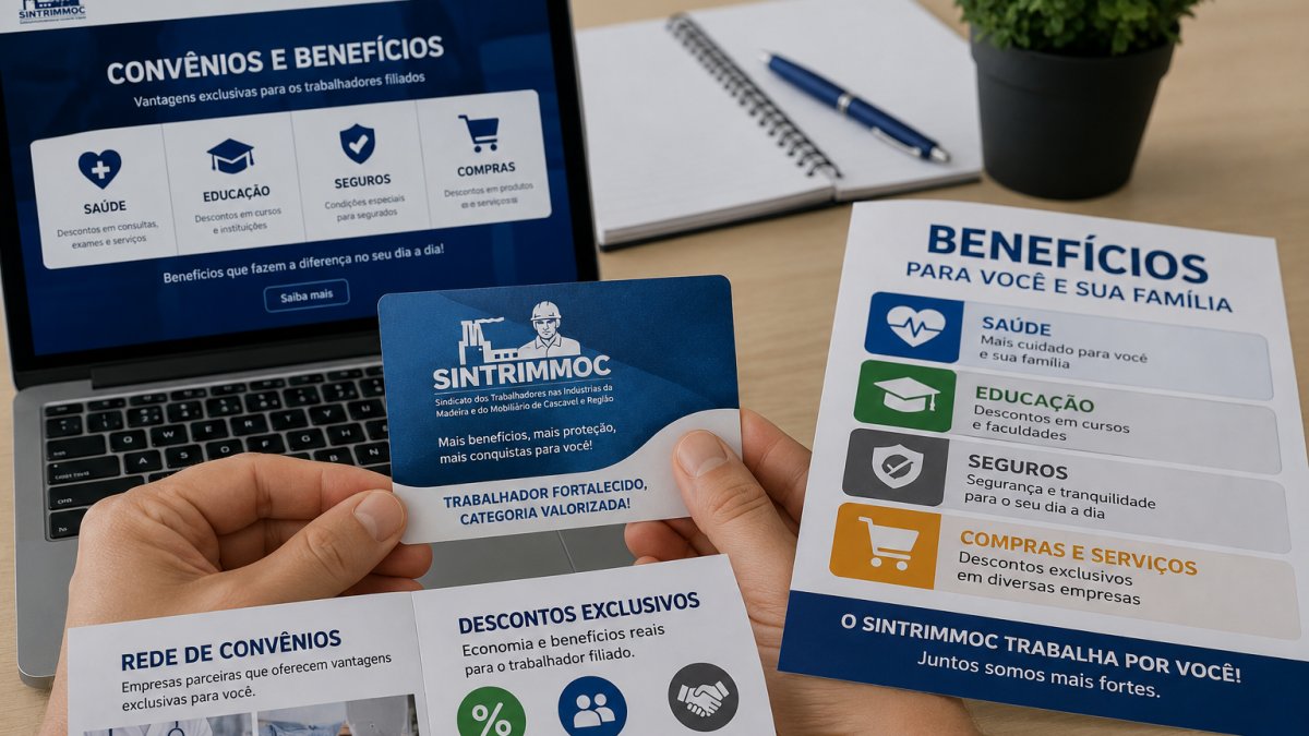 Convênios e benefícios ampliam o suporte aos trabalhadores filiados