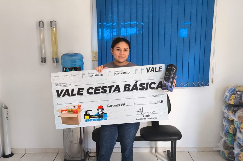 SINTRIMMOC realiza entrega de cestas básicas aos trabalhadores durante o mês de setembro